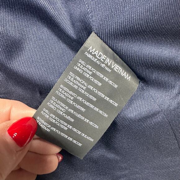 Club Monaco Borrem Blazer Houndstooth Plaid Size 00 NWT ($298) - Picture 3 of 6